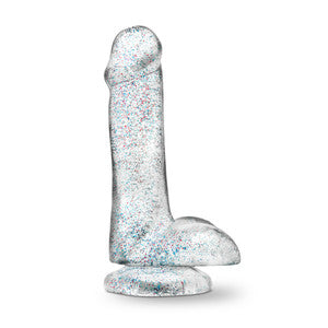 Naturally Yours 6 Glitter Cock Sparkling Clear - WetKitty.love