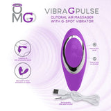 OMG Vibra G Pulse Clitoral Massager with G-Spot Vibrator Purple