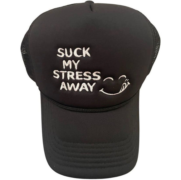 Suck My Stress Away Dad Hats