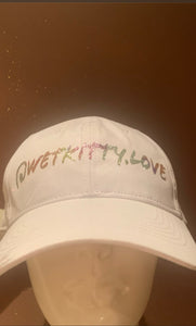 White/Multi Color @wetkitty.love Hat