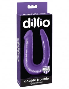 Dillio Double Trouble Purple Dong - WetKitty.love